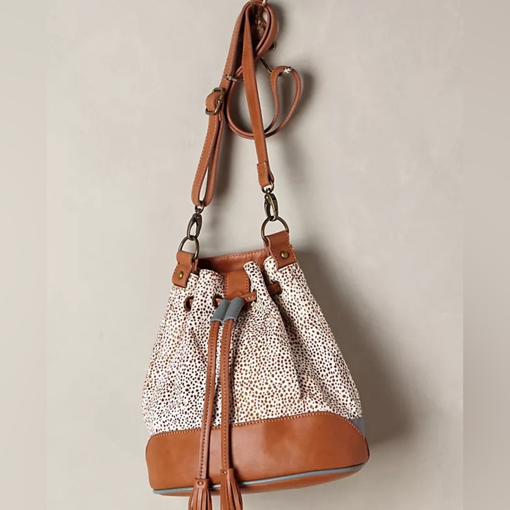Miss Albright Brown and Cream Shoulder Bag